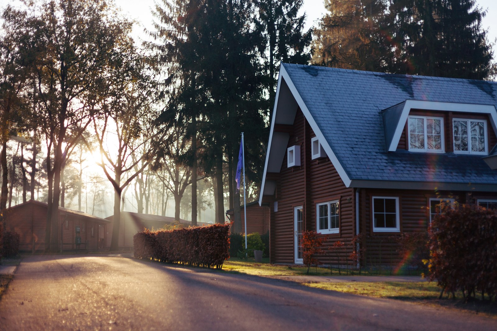 Sustainable green building with landscaping by Rapid Green Builders